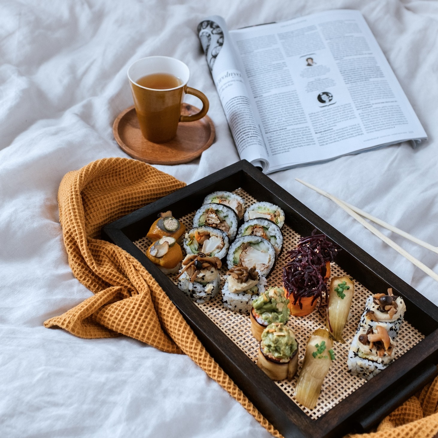 Wegetariańskie sushi - idealny zestaw na weekend